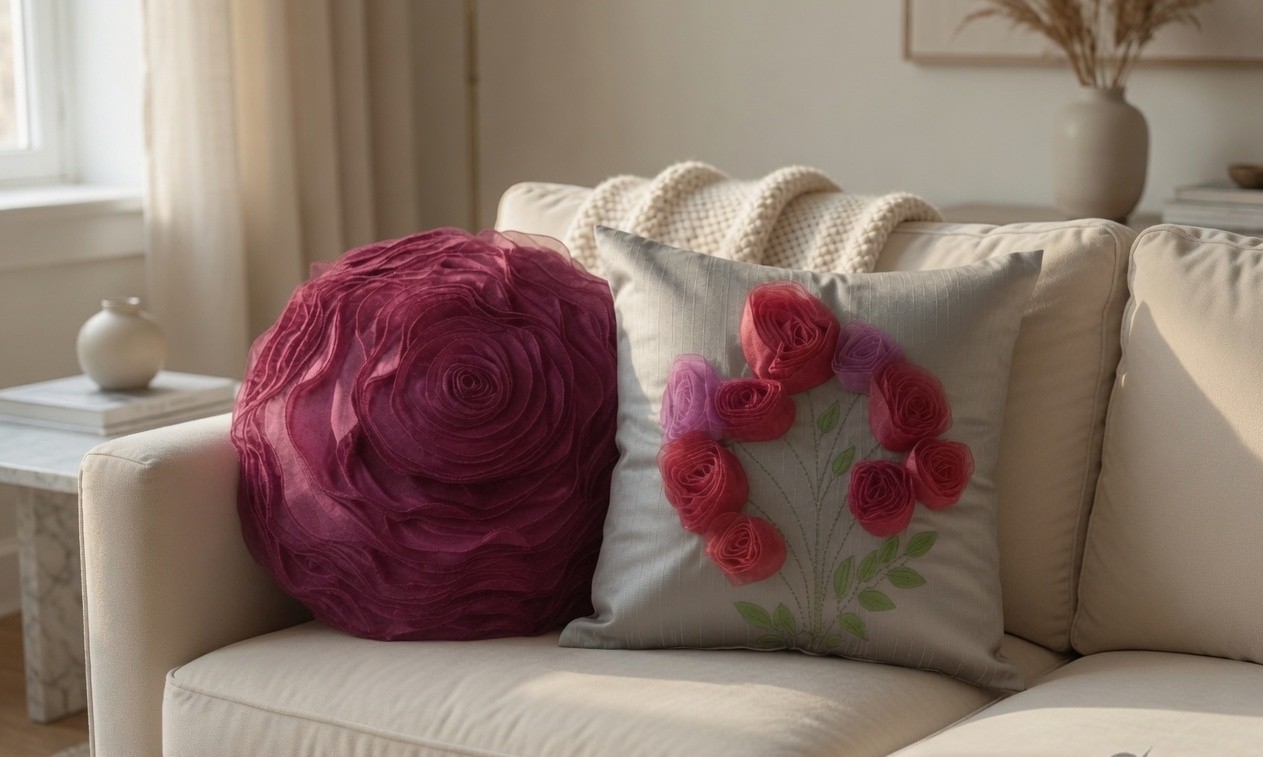 Magenta & Grey Bouquet styled arrangement